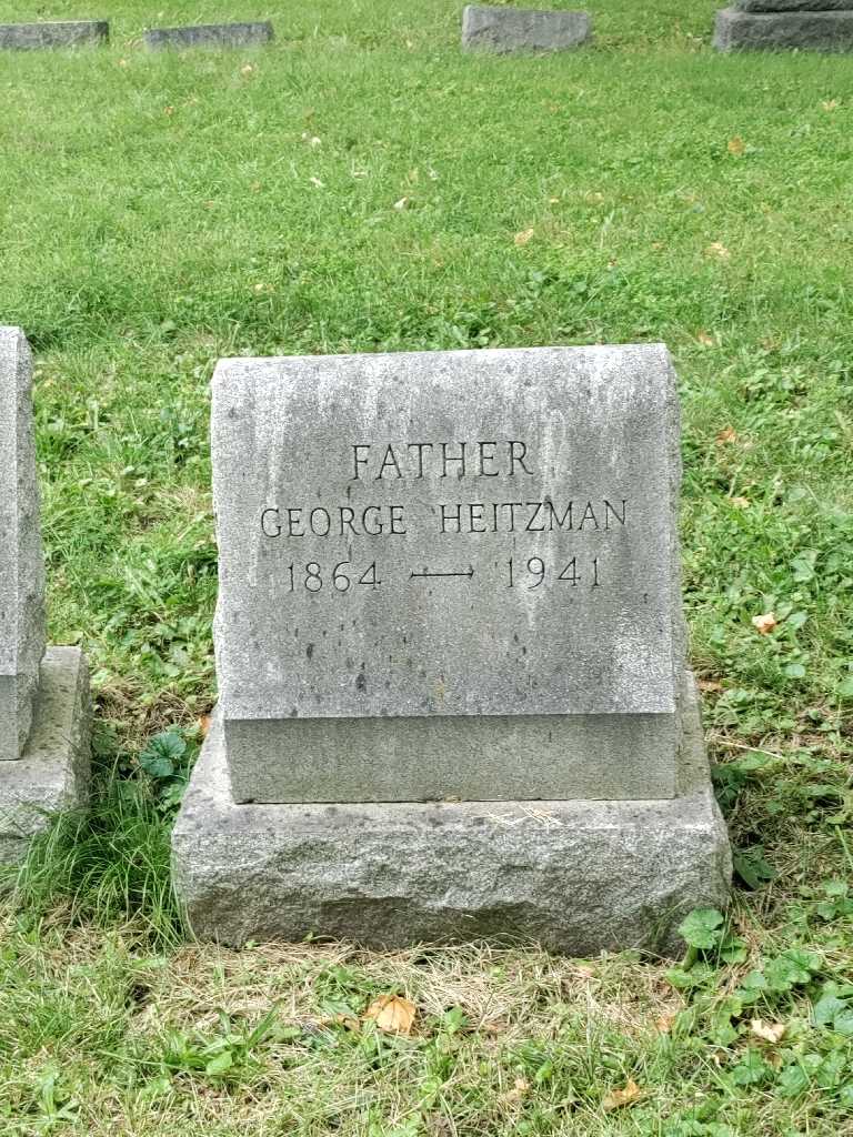 George Heitzman's grave. Photo 4