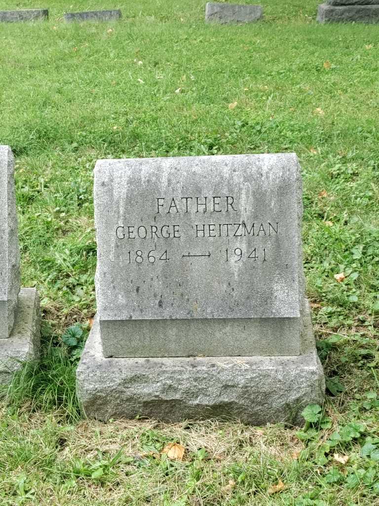 George Heitzman's grave. Photo 3