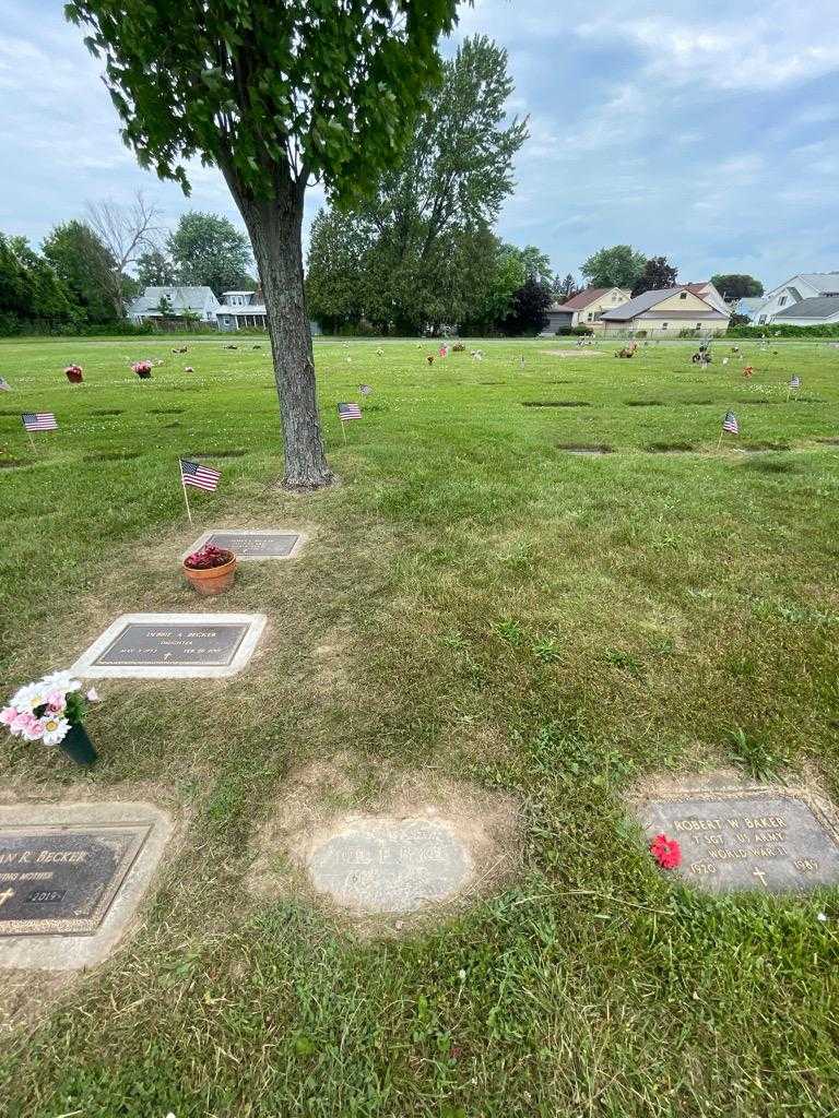 Julie F. Baker's grave. Photo 1