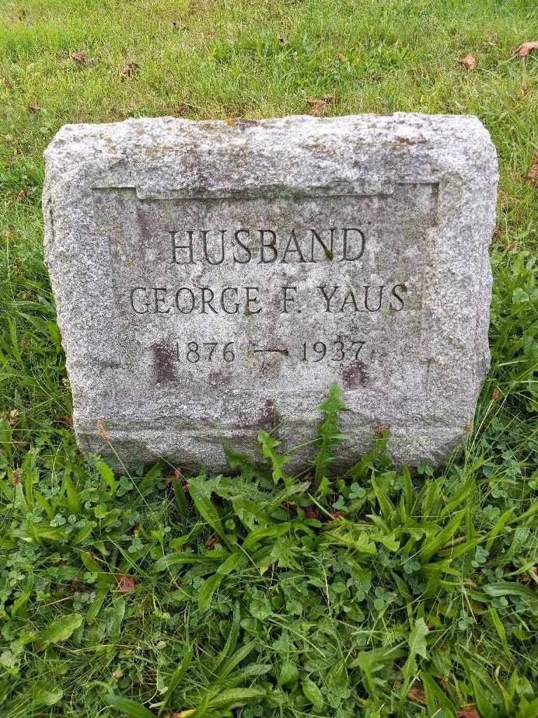 George F. Yaus's grave. Photo 3