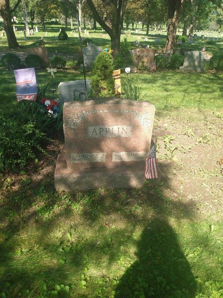 Donald Applin's grave. Photo 1