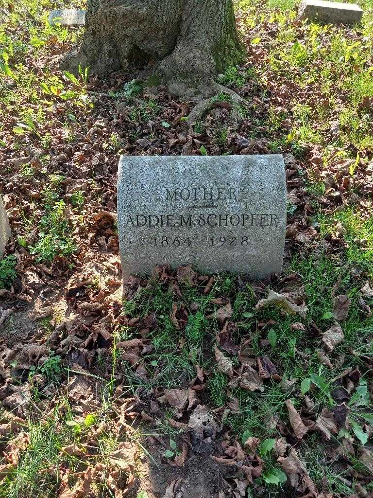 Addie M. Schopfer's grave. Photo 3