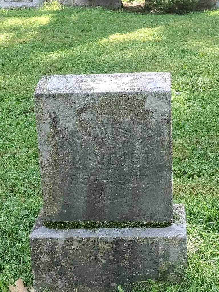 Lina Voigt's grave. Photo 3