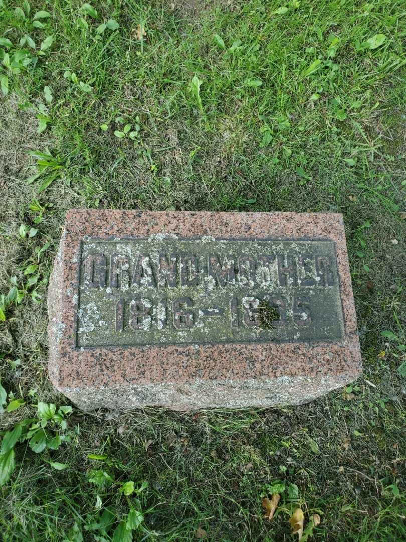 Infant Bell's grave