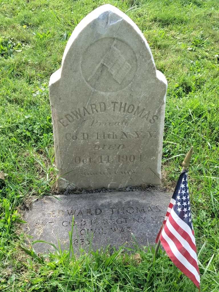 Edward Thomas's grave. Photo 2