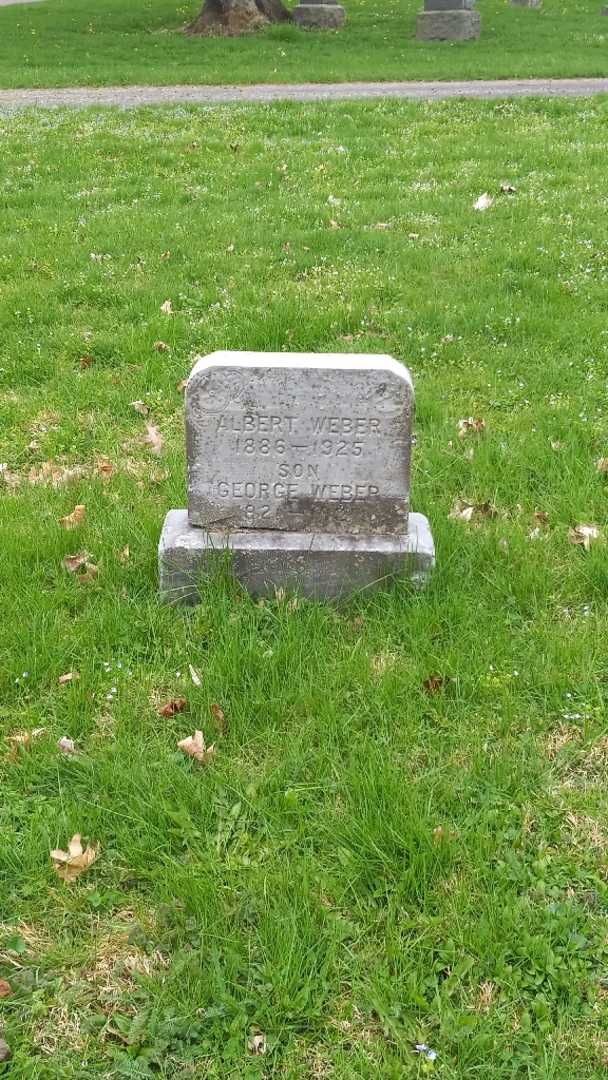 George F. Weber's grave. Photo 2