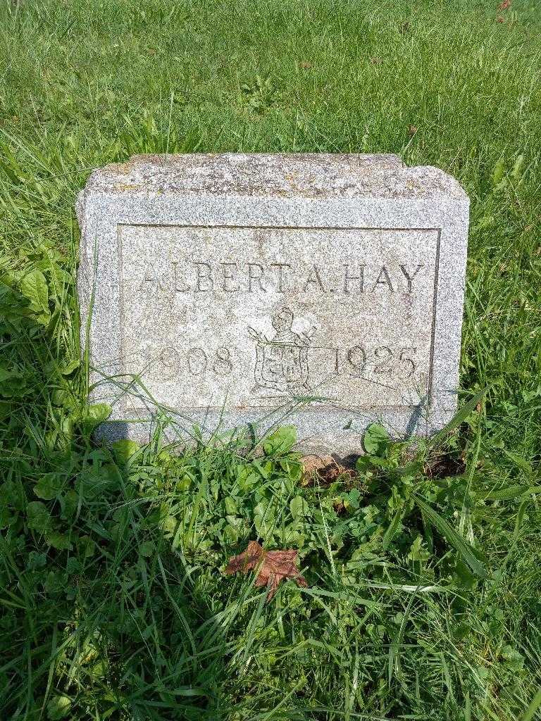 Albert A. Hay's grave. Photo 2