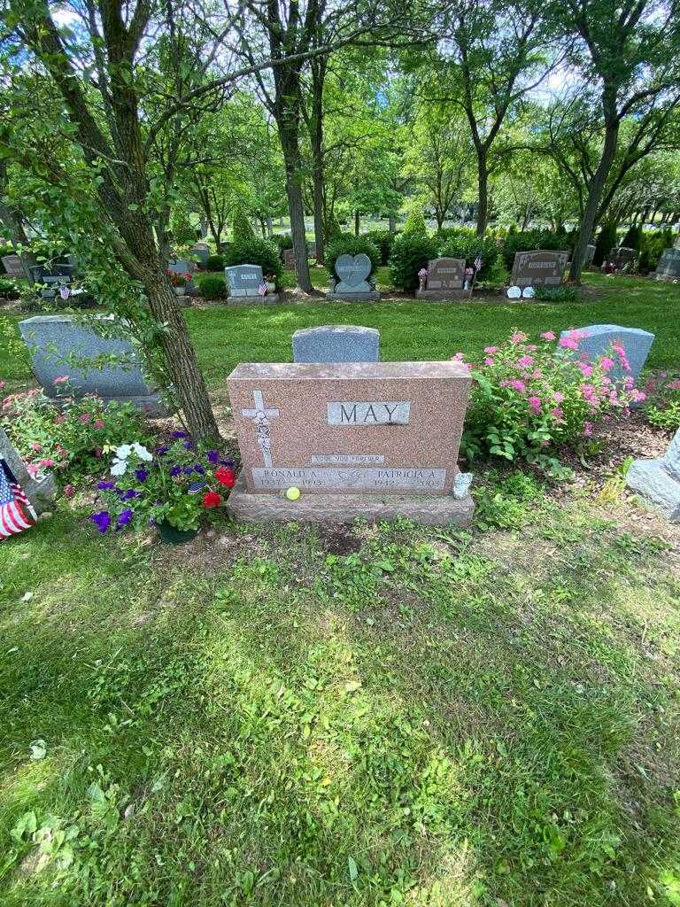 Ronald A. May's grave. Photo 1