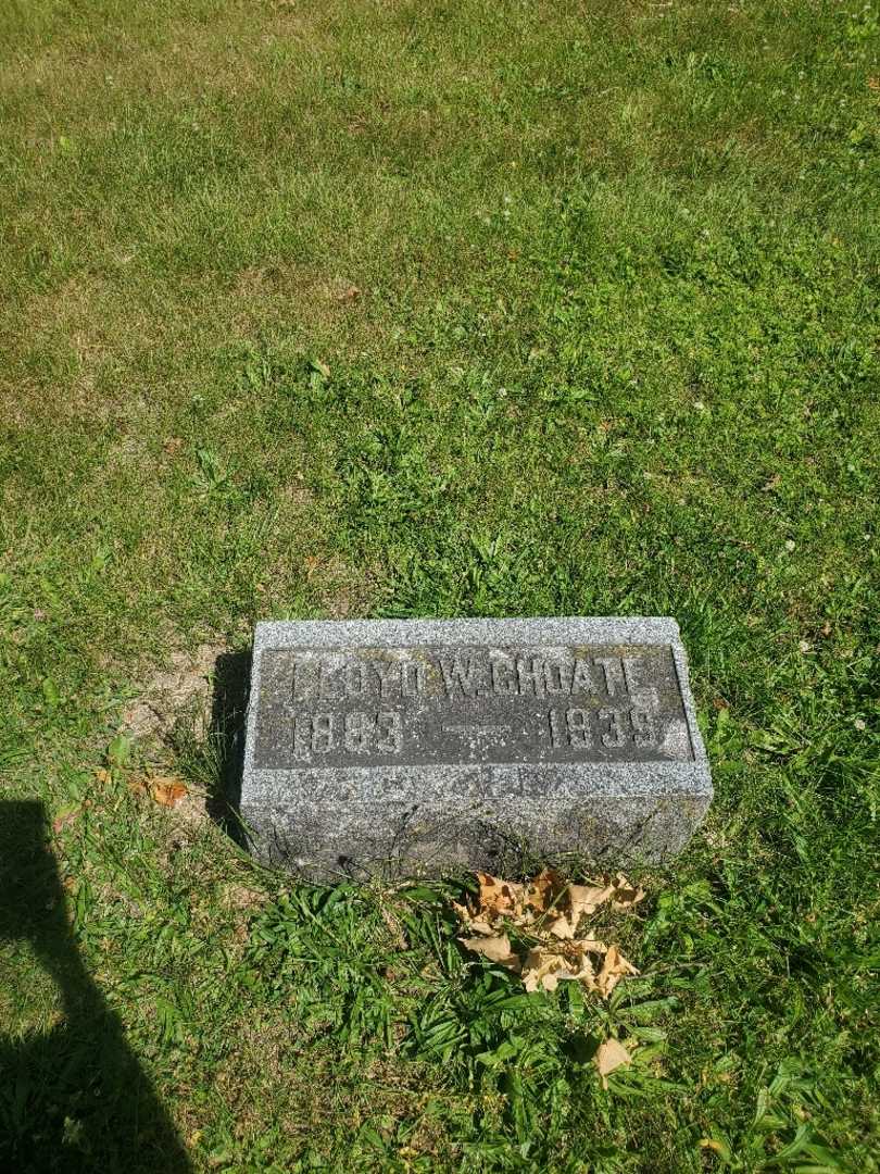 Floyd W. Choate's grave. Photo 2