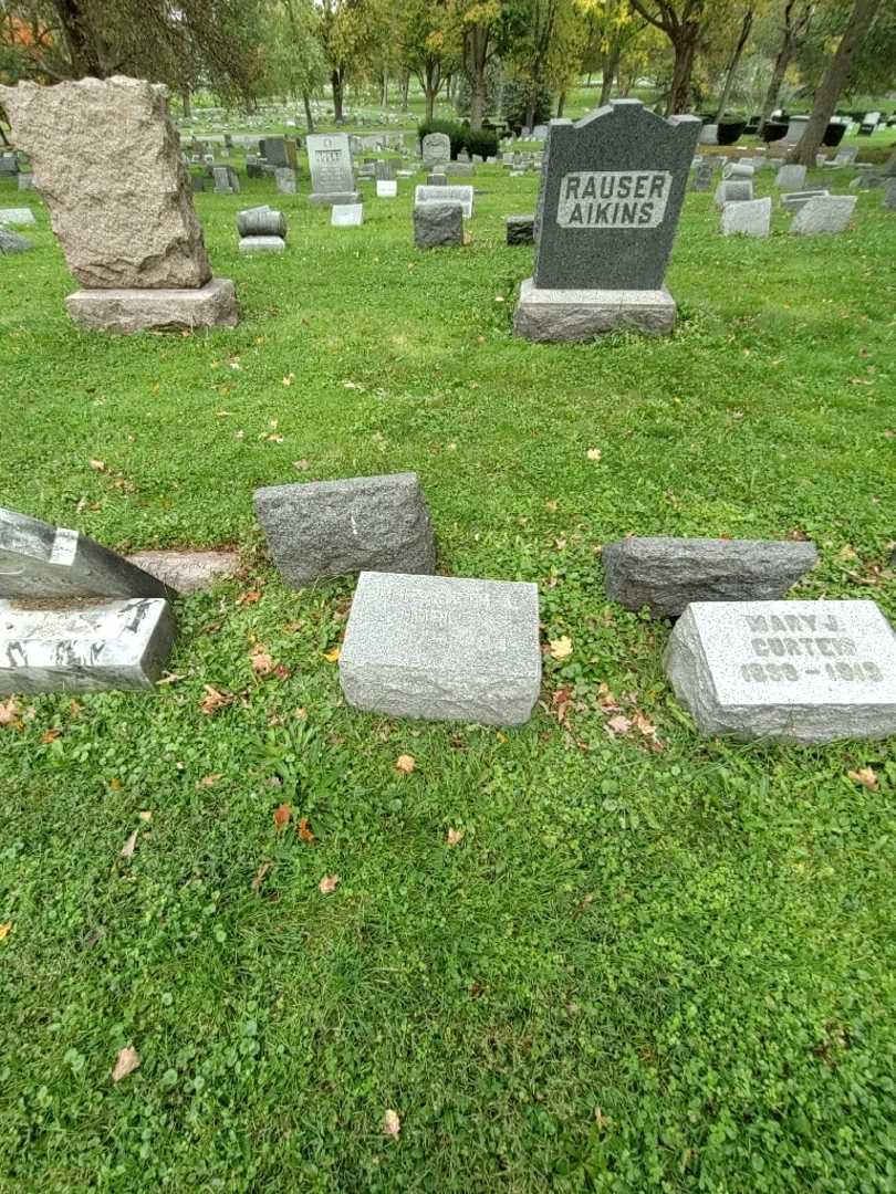 Elizabeth A. Hurley's grave. Photo 1