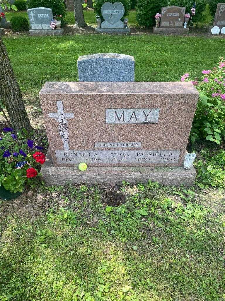 Ronald A. May's grave. Photo 2