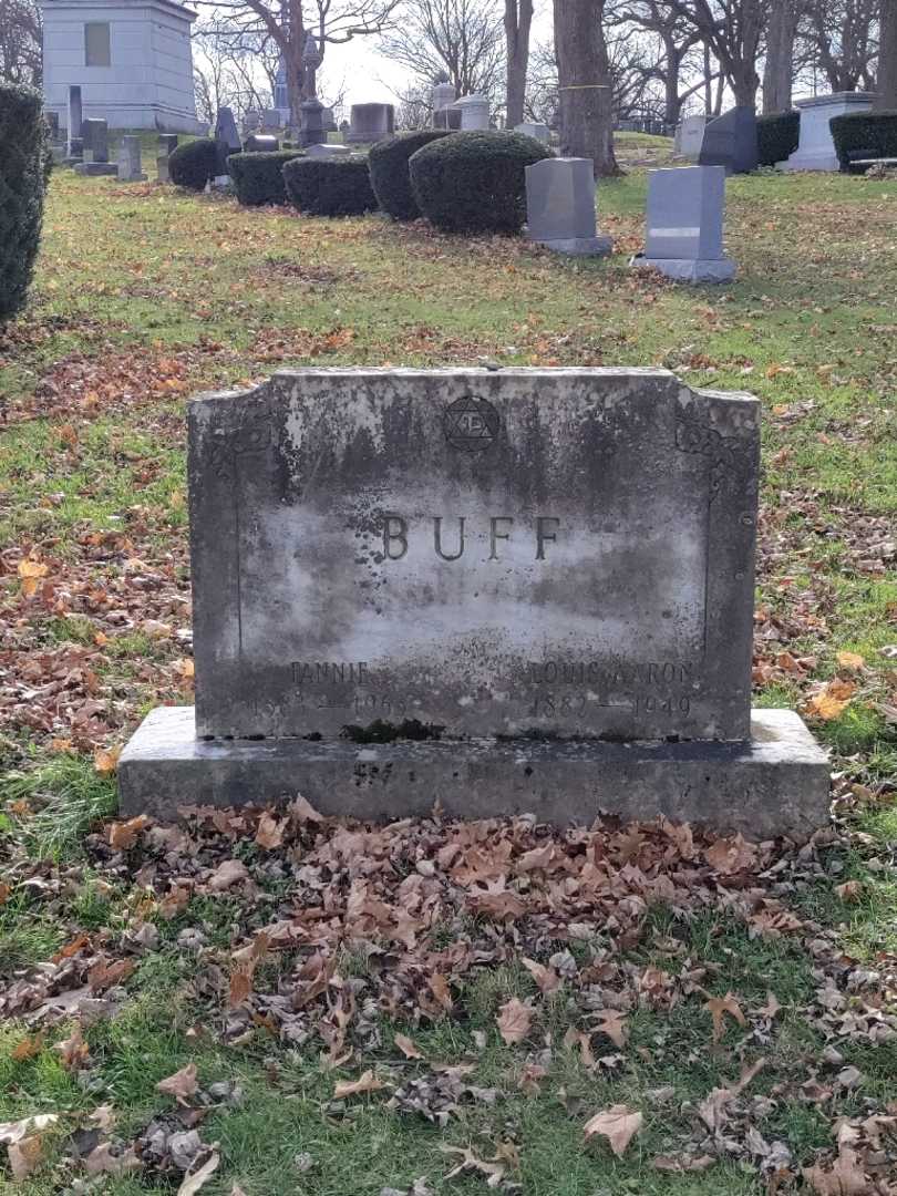Louis Aaron Buff's grave. Photo 2