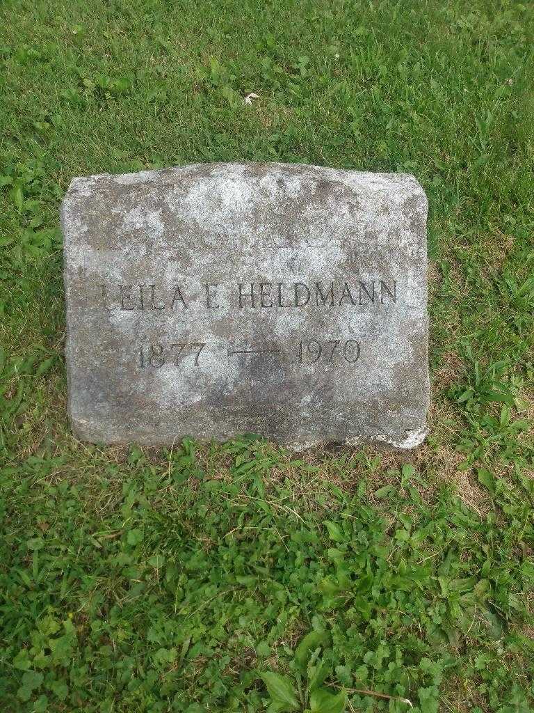 Leila E. Heldmann's grave. Photo 3
