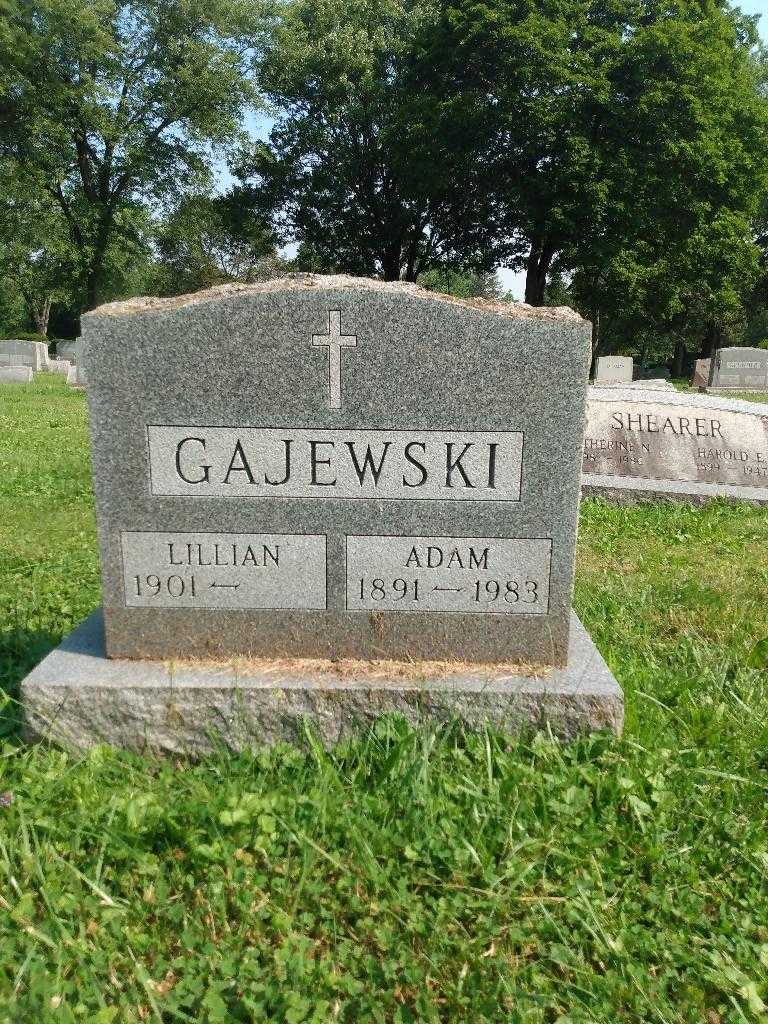 Adam Gajewski's grave. Photo 2