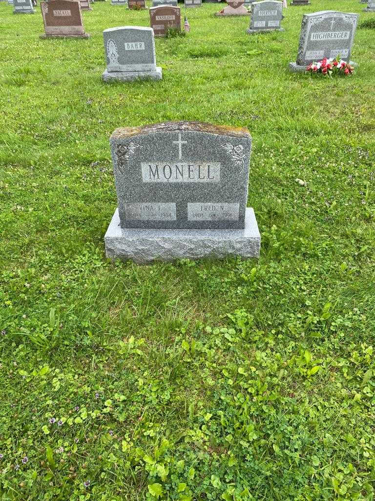 Fred N. Monell's grave. Photo 2