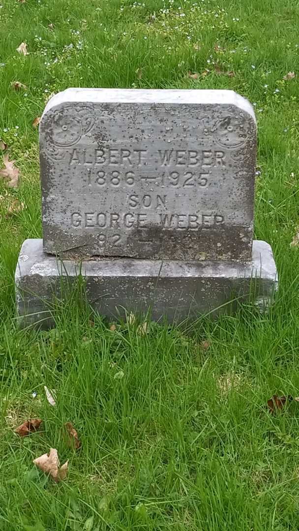 Albert Weber's grave. Photo 3