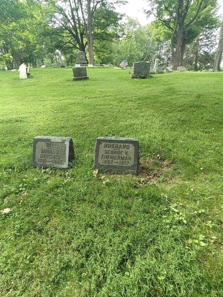 George V. Zimmerman's grave. Photo 1