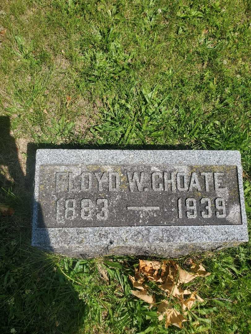 Floyd W. Choate's grave. Photo 3