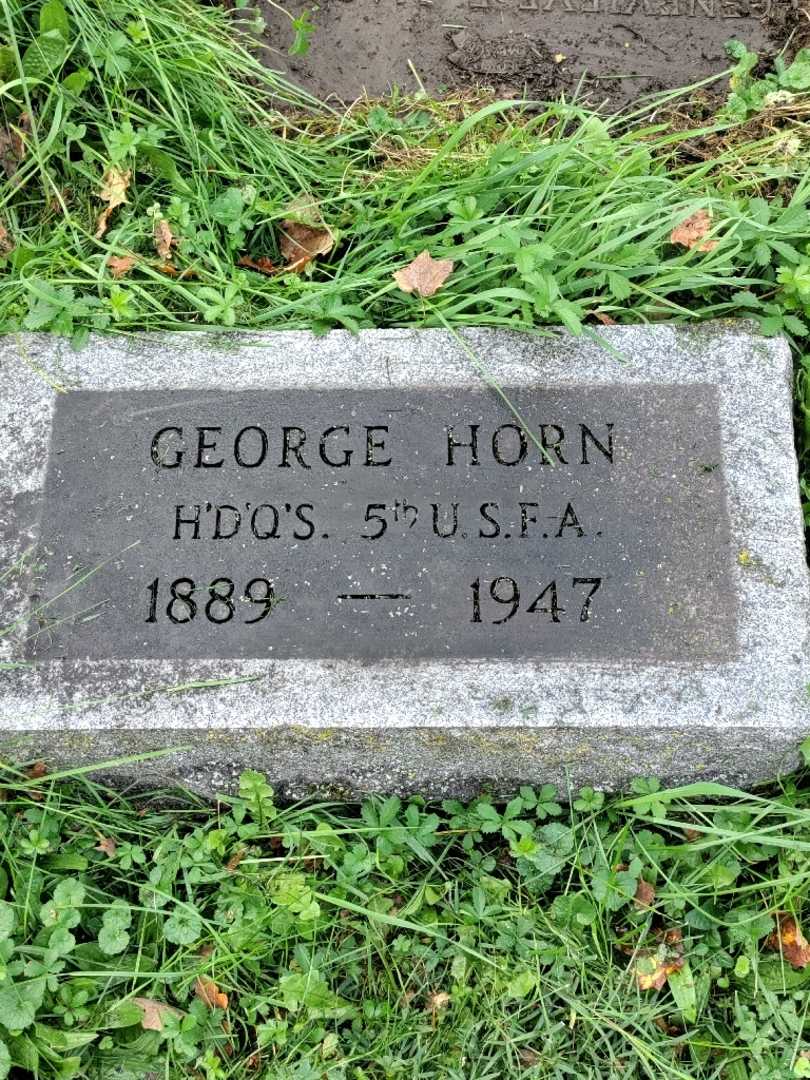 George Horn Junior's grave. Photo 3