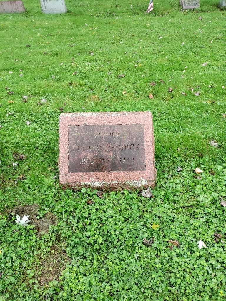 Ella M. Reddick's grave. Photo 2