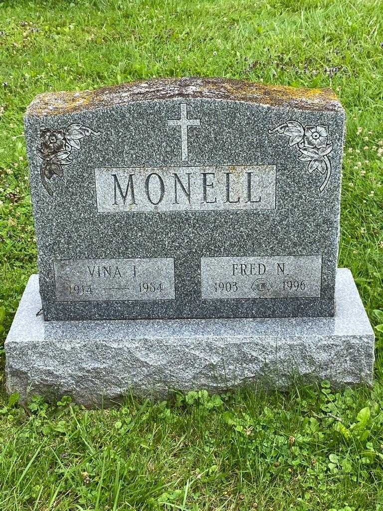 Fred N. Monell's grave. Photo 3