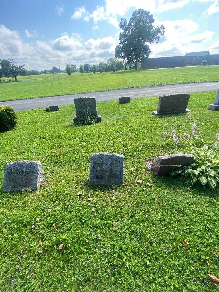 Karl W. Klug's grave. Photo 1