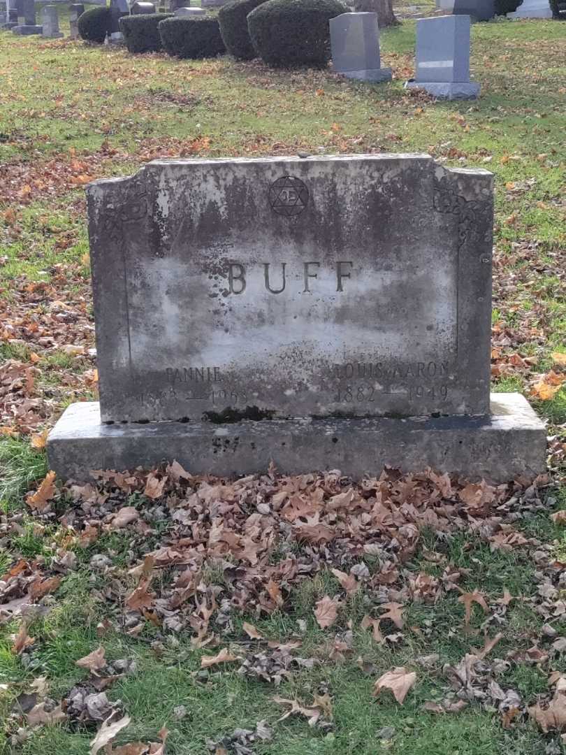 Louis Aaron Buff's grave. Photo 3