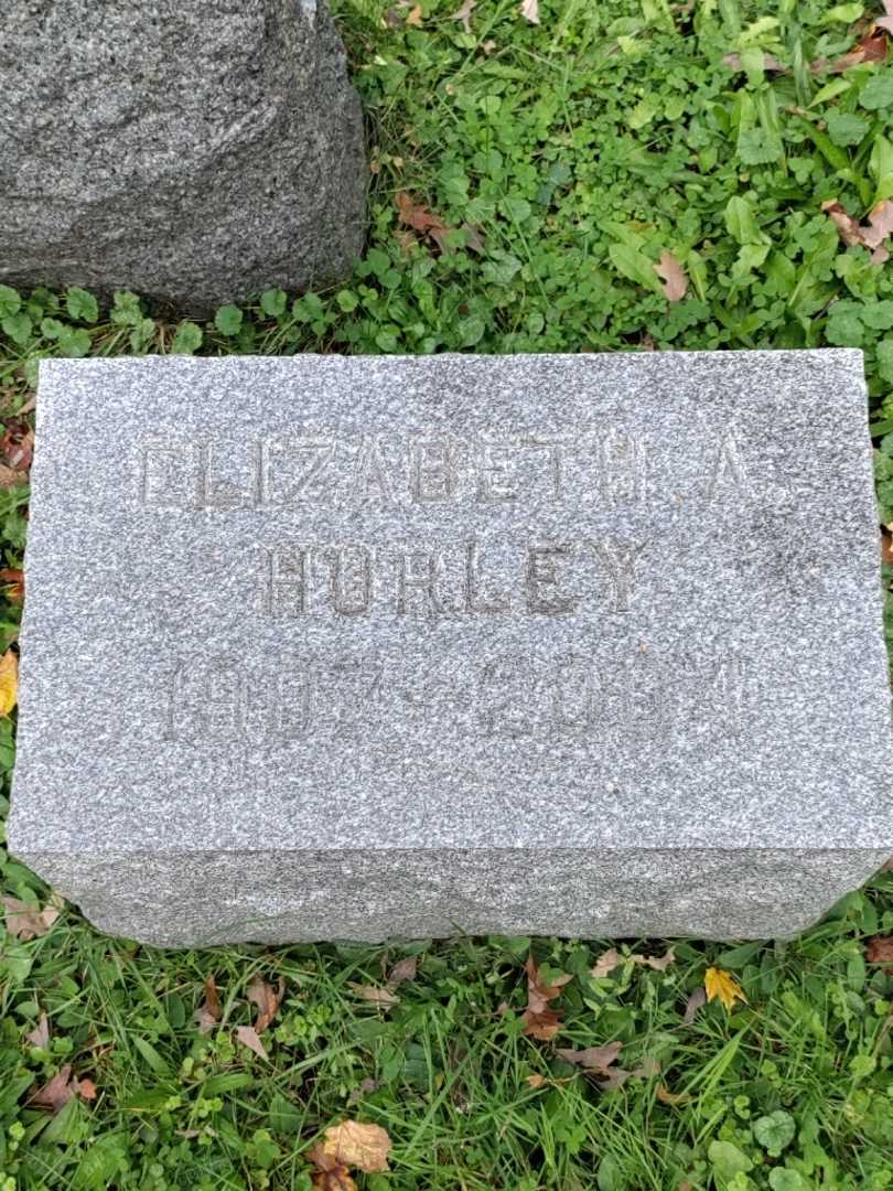 Elizabeth A. Hurley's grave. Photo 3