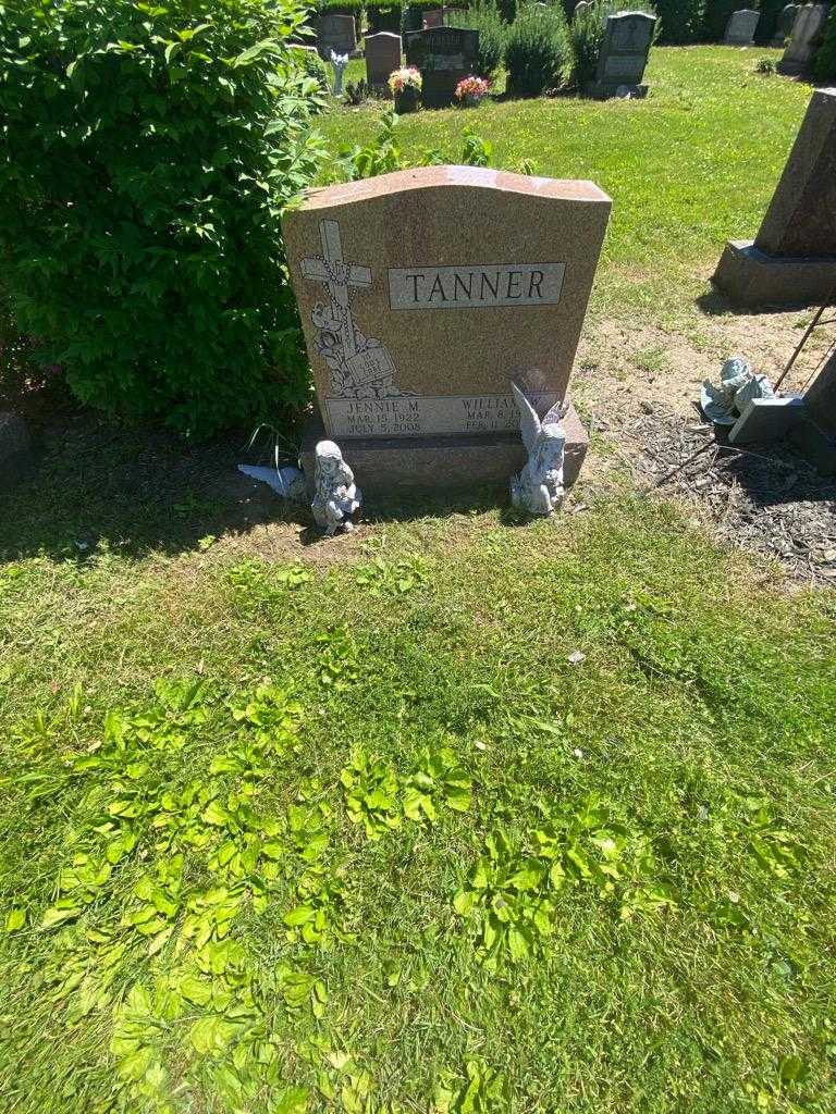 Jennie M. Tanner's grave. Photo 1