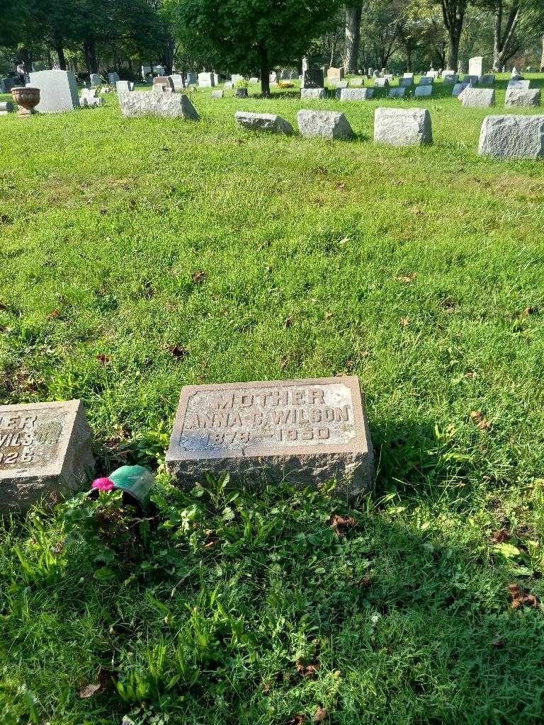 Anna Georgianna Wilson's grave. Photo 3