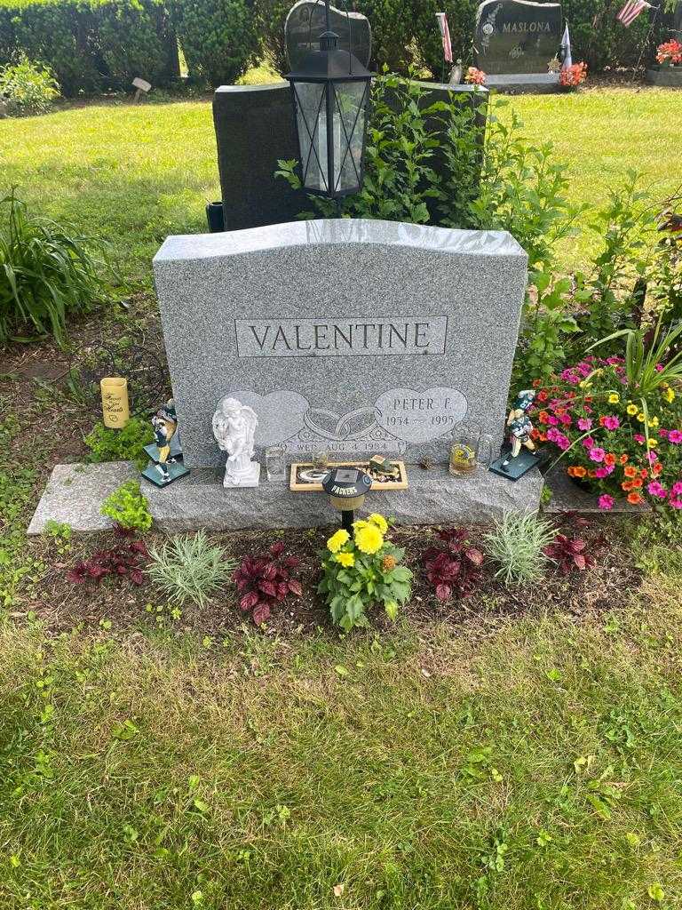 Peter F. Valentine's grave. Photo 2