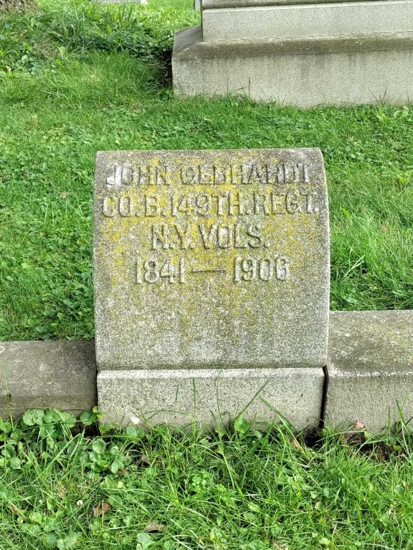 John Gebhardt's grave. Photo 2