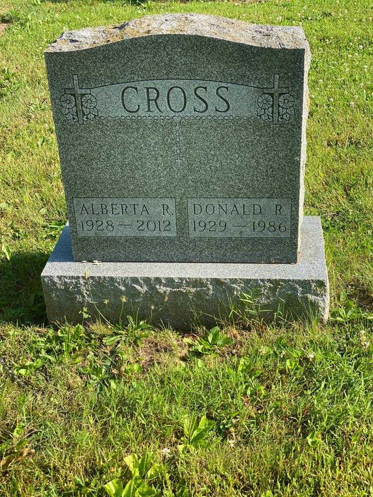 Donald R. Cross's grave. Photo 3
