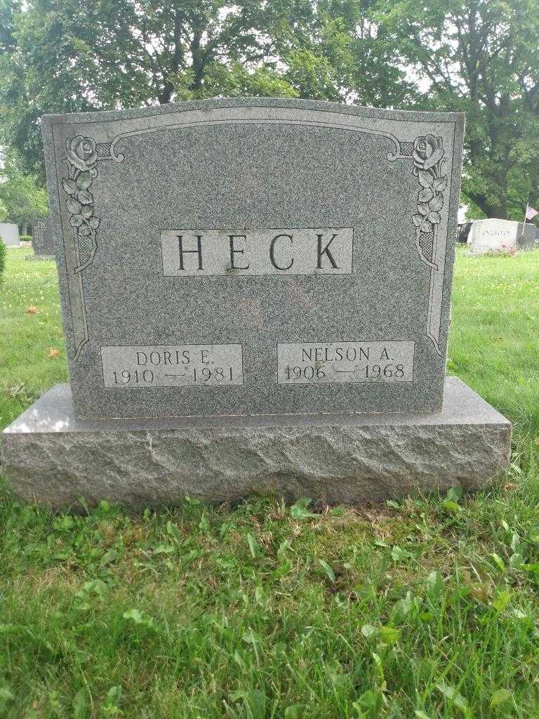 Nelson A. Heck's grave. Photo 2