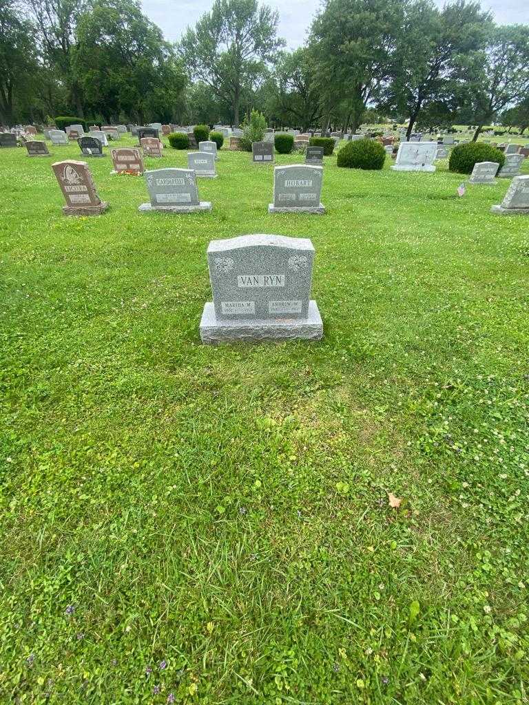 Martha M. Van Ryn's grave. Photo 1