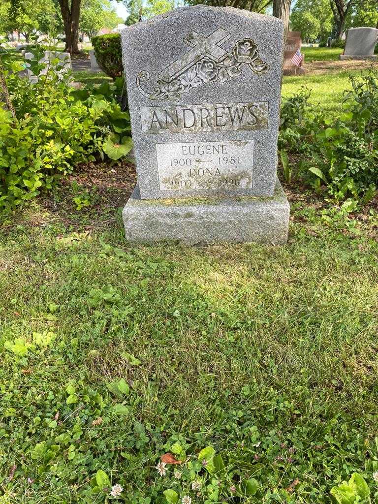 Dona Andrews's grave. Photo 2