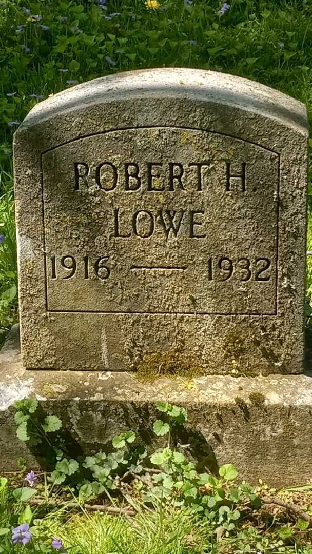 Robert H. Lowe's grave. Photo 3