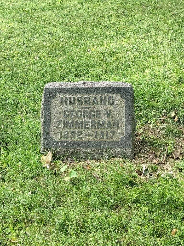 George V. Zimmerman's grave. Photo 2