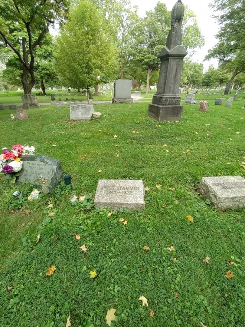 Minnie Stammer's grave. Photo 1