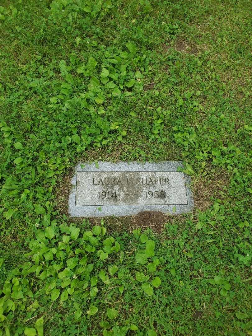 Laura Shafer Fleisch's grave. Photo 2