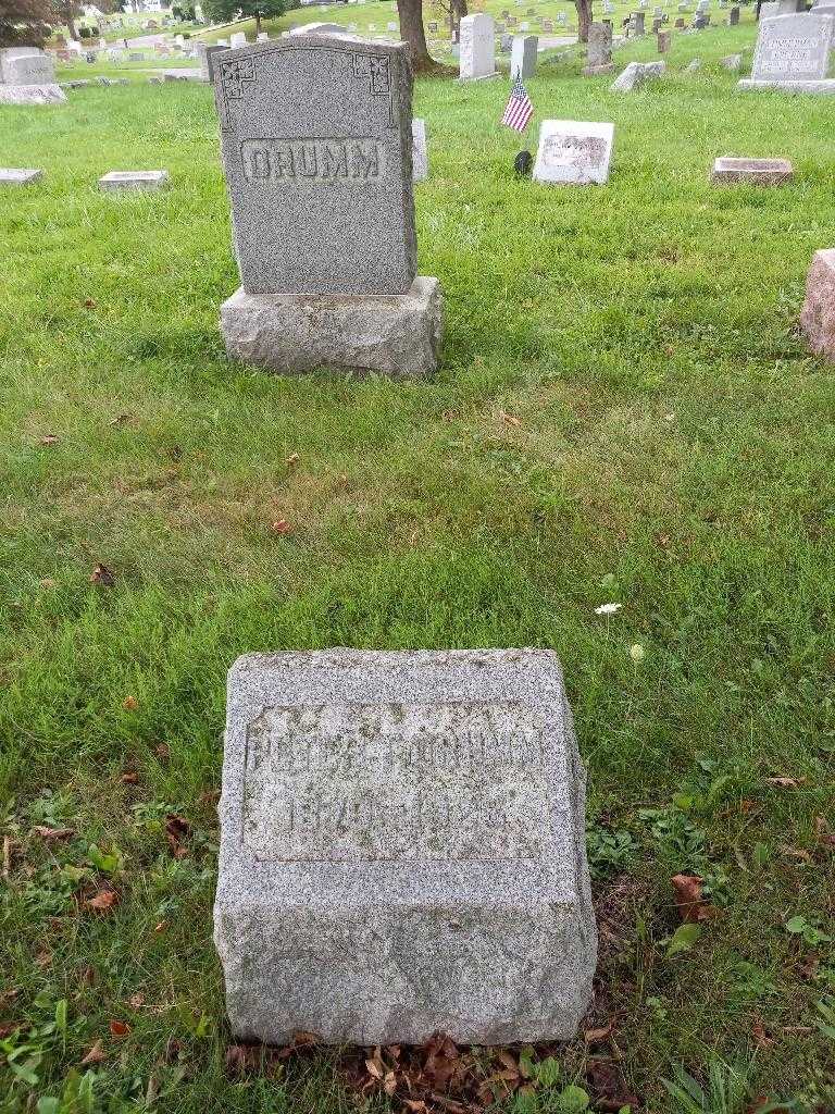 Peter T. Drumm's grave. Photo 1