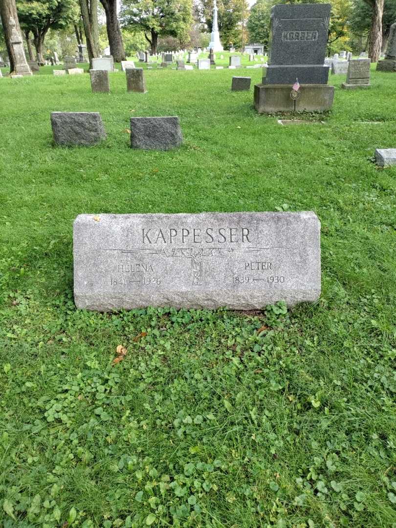 Helena Kappesser's grave. Photo 2