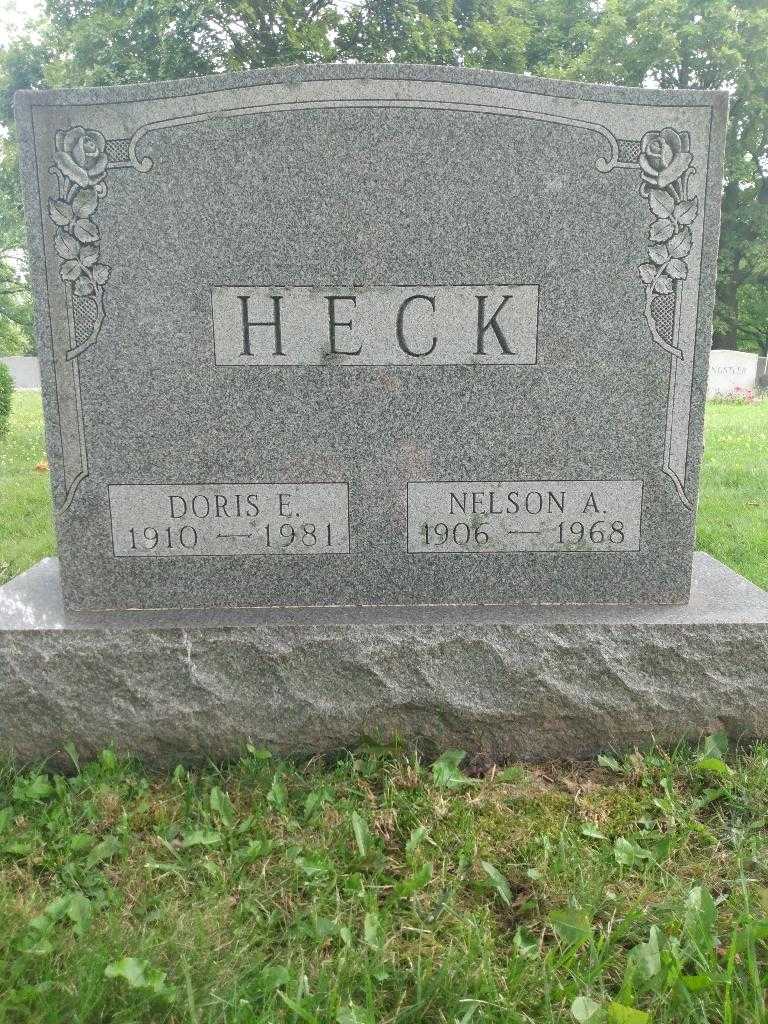 Nelson A. Heck's grave. Photo 3