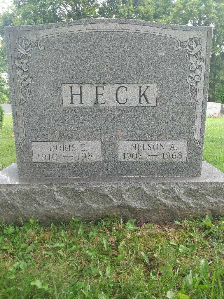 Nelson A. Heck's grave. Photo 3