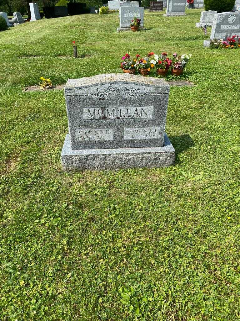 Edmund J. McMillan's grave. Photo 2