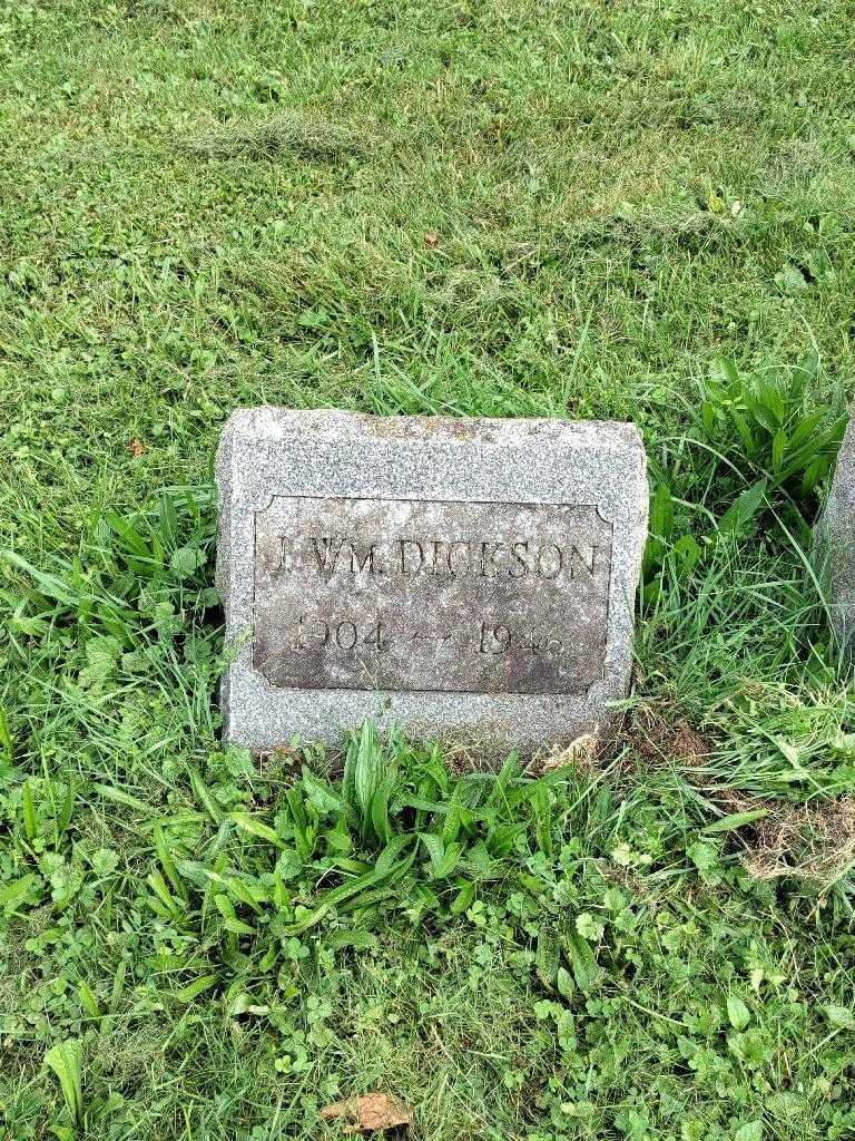 William J. Dickson's grave. Photo 2