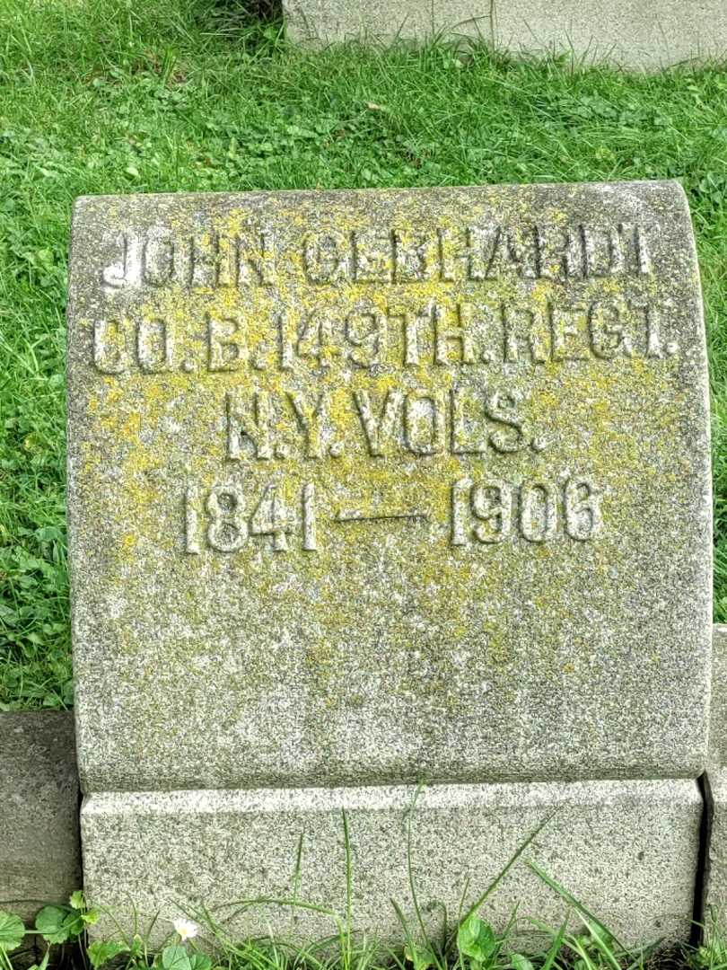 John Gebhardt's grave. Photo 3