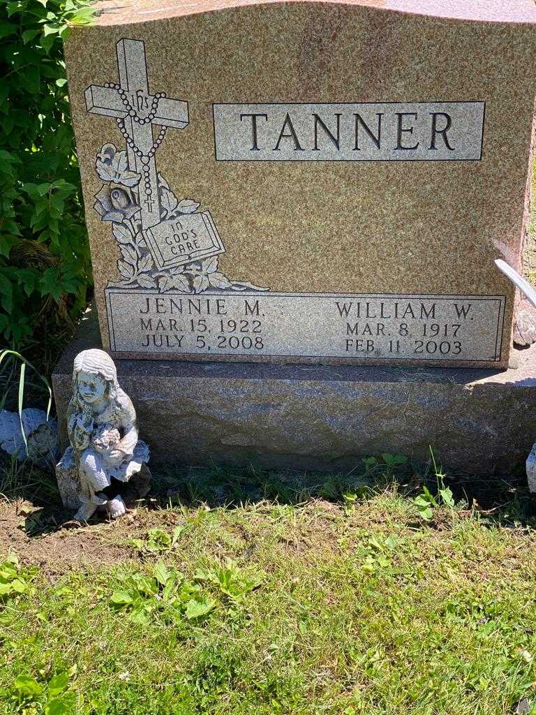 Jennie M. Tanner's grave. Photo 3