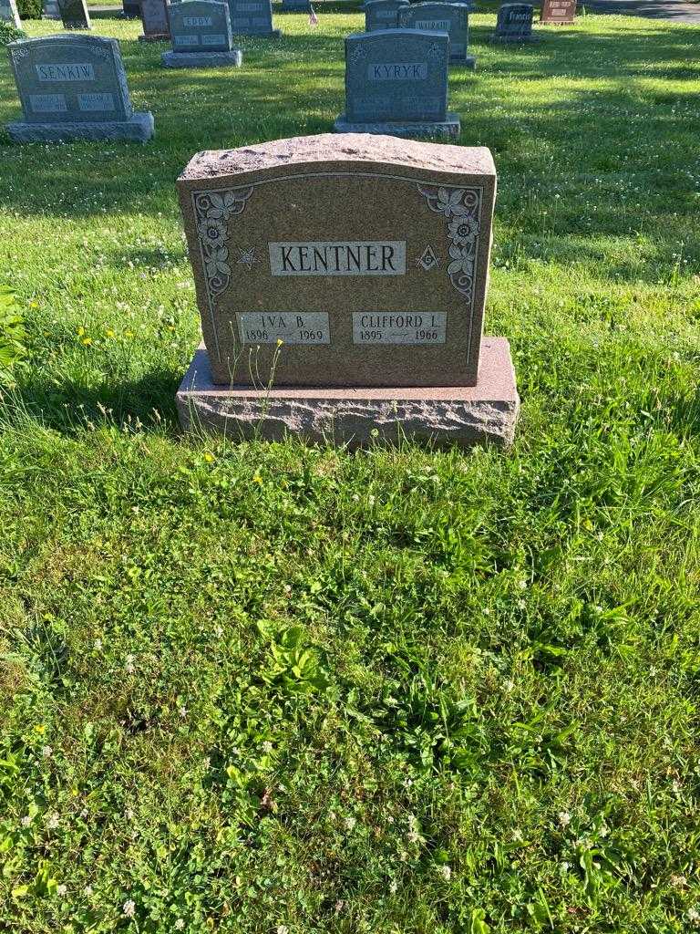 Iva B. Kentner's grave. Photo 2