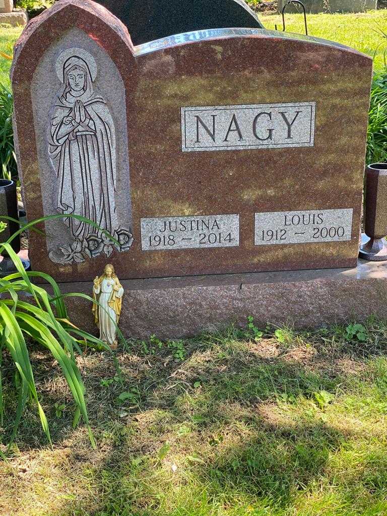 Justina Nagy's grave. Photo 3